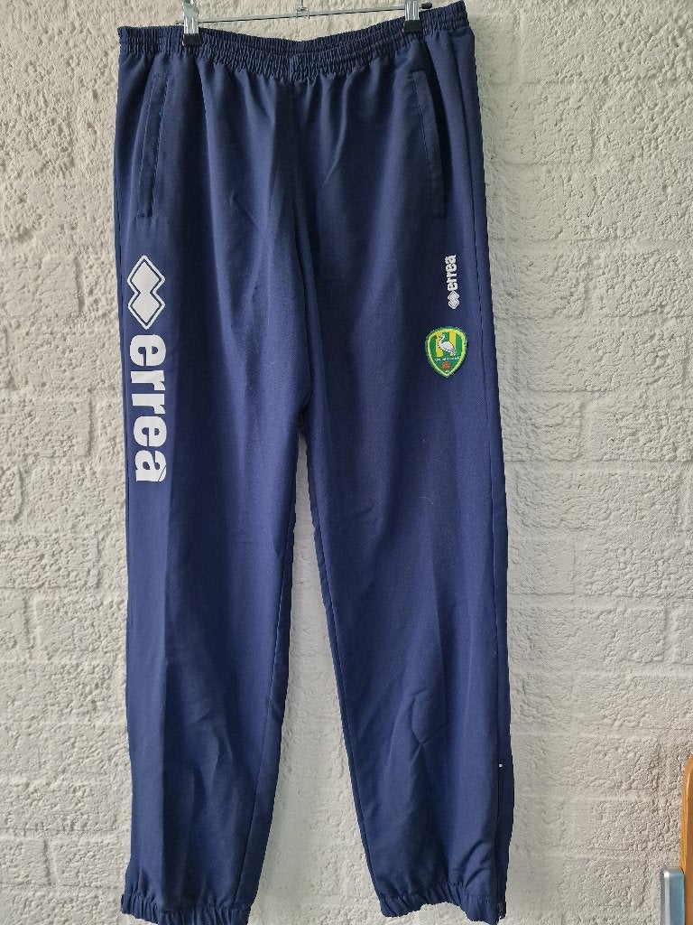 Errea ADO Den Haag trainingsbroek XXL navy, Ophalen of Verzenden, Zo goed als nieuw, Overige maten, Blauw