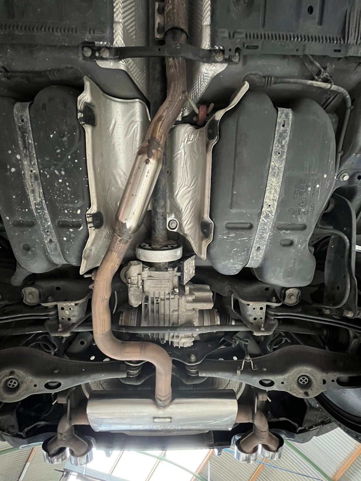Skytune RVS catback Uitlaat Golf 7R / Audi S3, Ophalen, Gebruikt, Audi