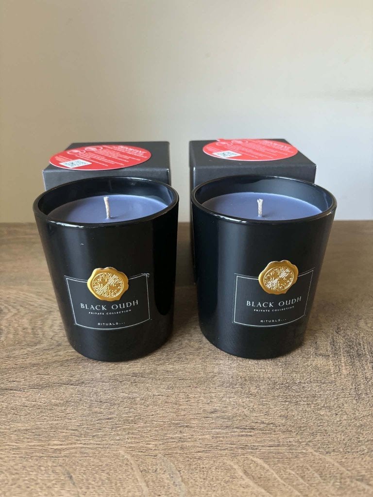 Rituals Black Oudh Kaars 360g, Zwart, Nieuw, Ophalen of Verzenden, Rituals