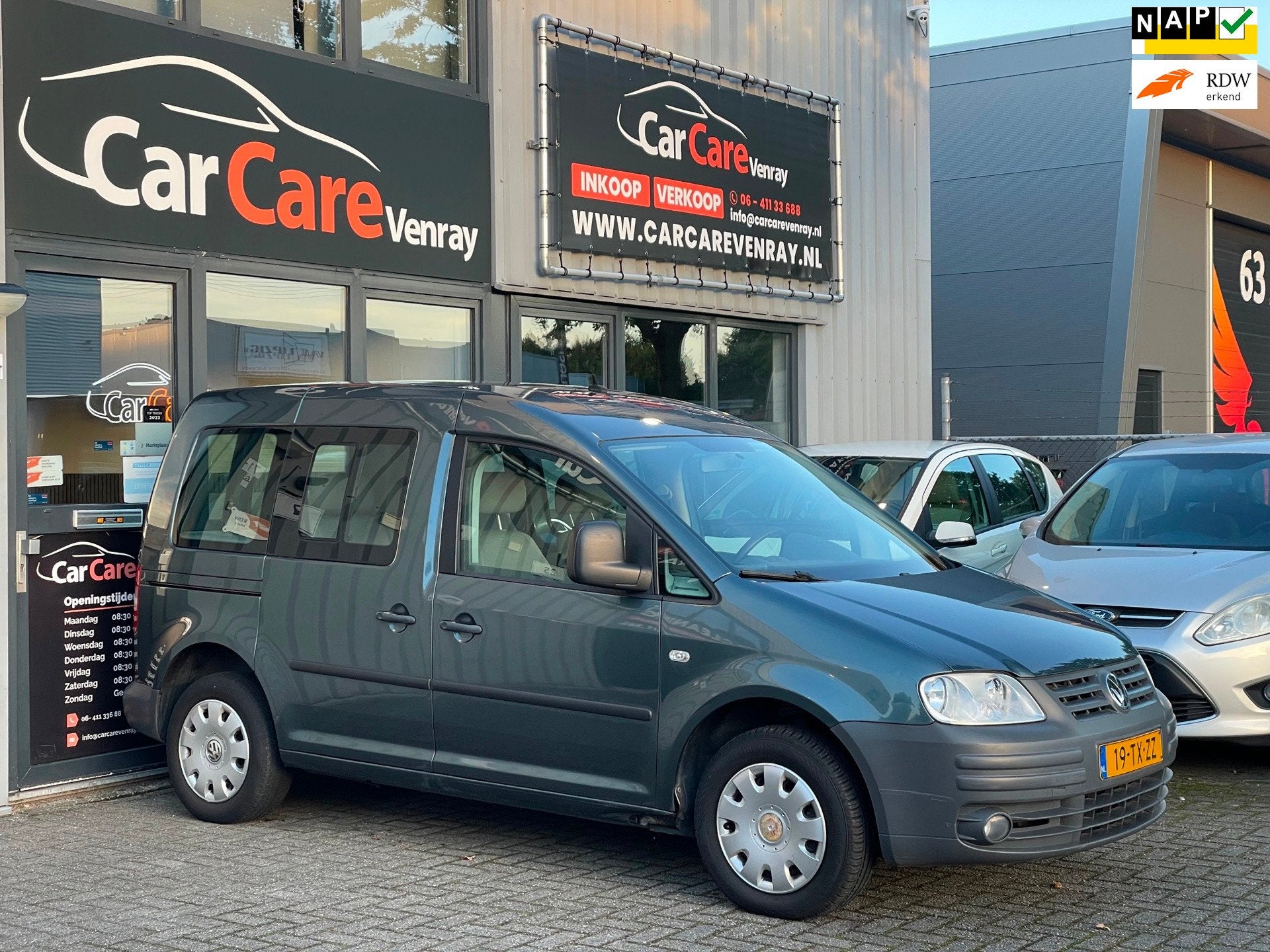 Volkswagen Caddy 1.9 TDI Optive Comfort 5p. APK10-2027 AIRCO, Gebruikt, Overige modellen, Origineel Nederlands, Bedrijf