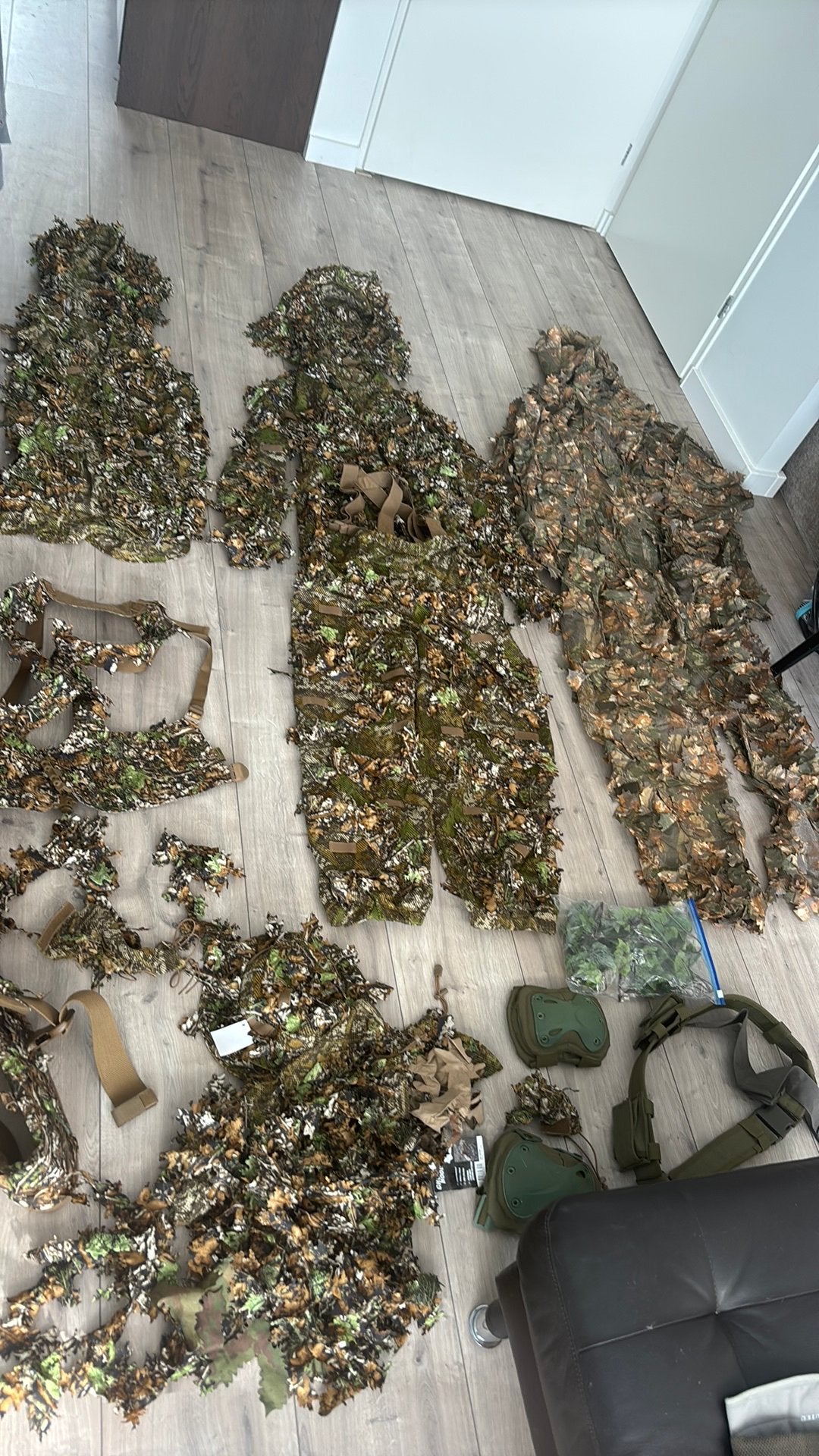 Diverse Airsoft camouflage pakken materiaal, Ophalen of Verzenden, Landmacht, Nederland, Kleding of Schoenen