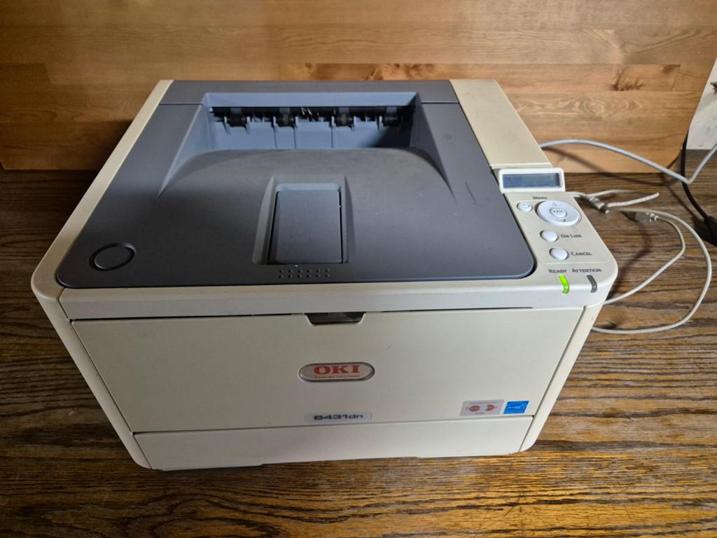 a4 lazer / led printer OKI B431dn, Ophalen, Zwart-en-wit printen, Gebruikt, Laserprinter