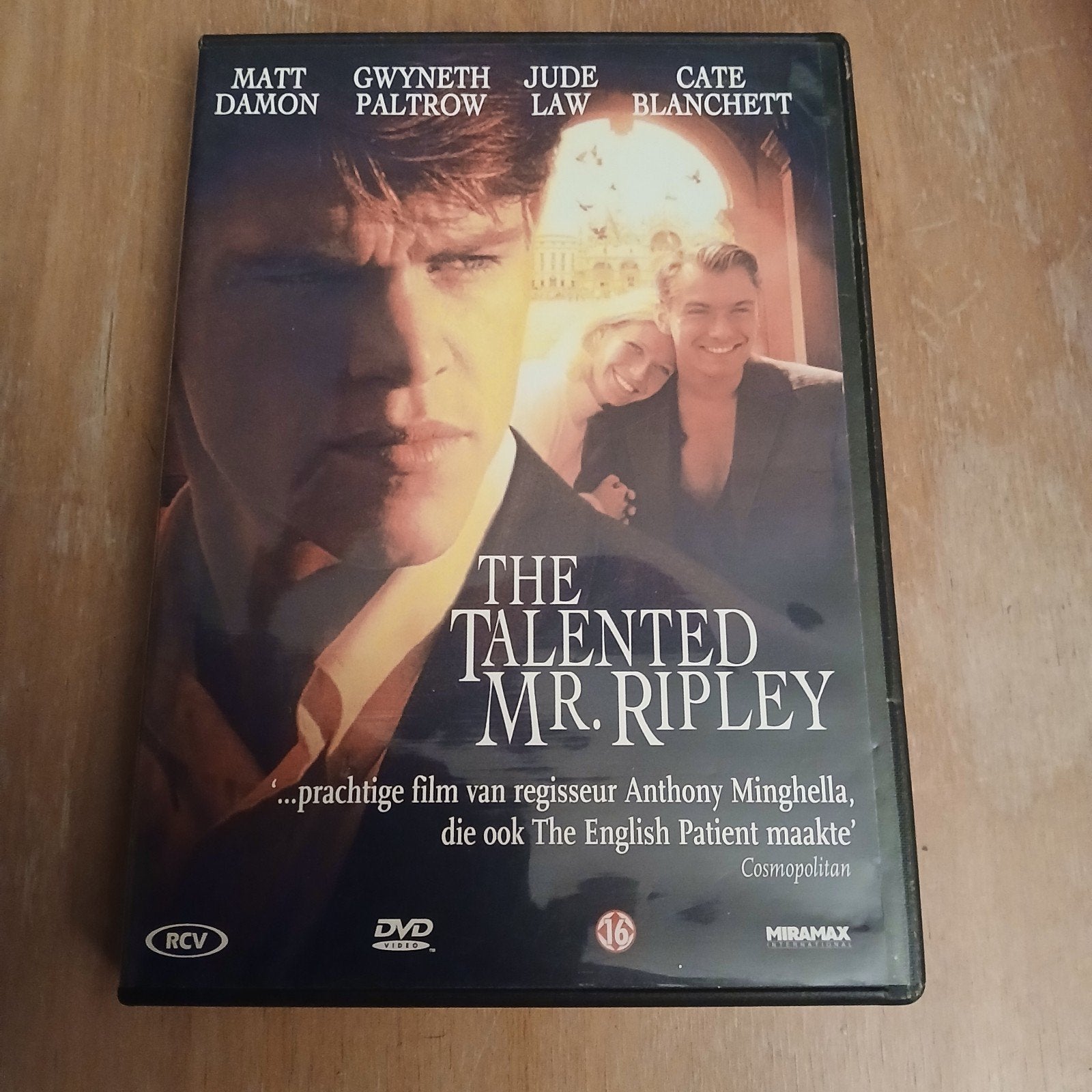 The Talented Mr. Ripley DVD - Matt Damon, Jude Law, Vanaf 16 jaar, Nederlands, Overige genres, Ophalen of Verzenden