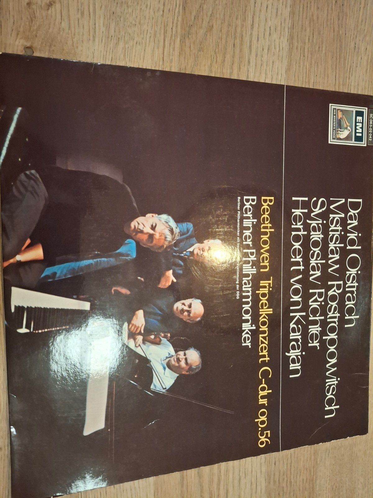 Beethoven Tripelkonzert C-dur op.56 Oistrach, Rostropowitsc, Ophalen of Verzenden