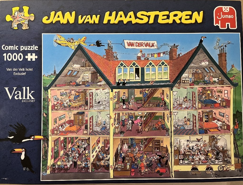 JvH 1000st Van der Valk hotel Exclusief!, Ophalen of Verzenden, 500 t/m 1500 stukjes, Zo goed als nieuw, Legpuzzel