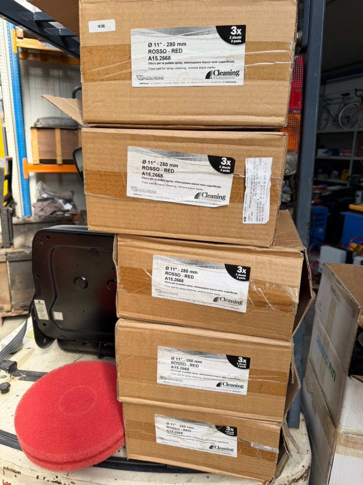 RCM vloerpads partij 11’’— 14’’— 18’’—23’’, Ophalen, Nieuw