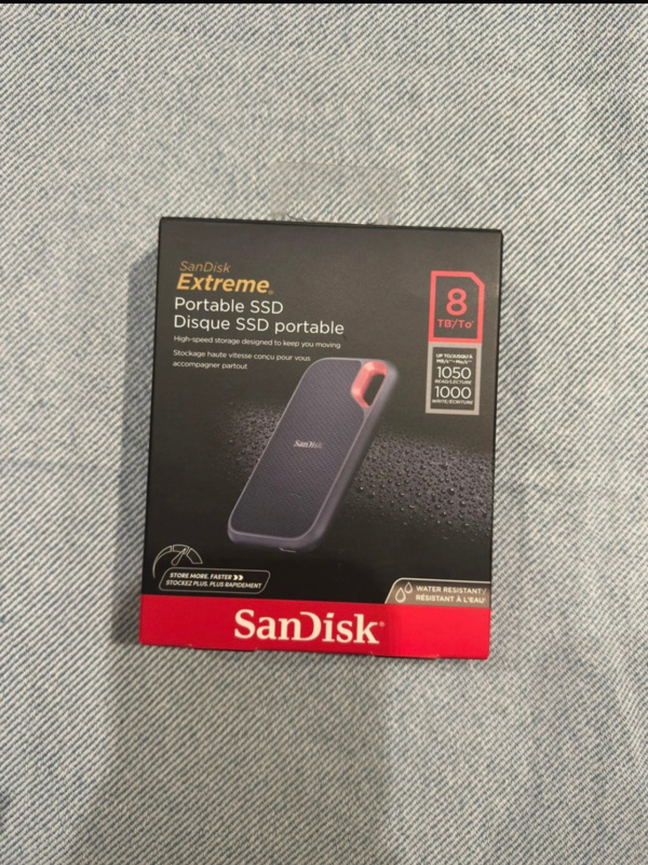 NIEUW SanDisk 8TB portable external SSD Extreme, Computers en Software, SSD, Nieuw, Ophalen of Verzenden, Desktop