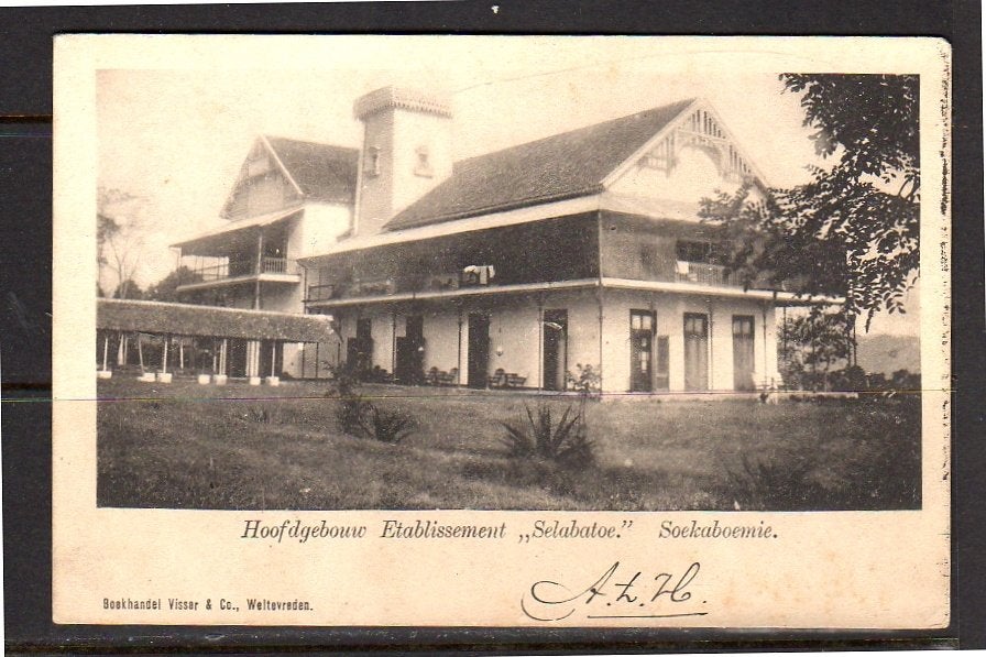 Ned Indië hoofdkwartier SALABATOR in Soekabmi   1900(7-19), Ophalen, Voor 1920, Buiten Europa