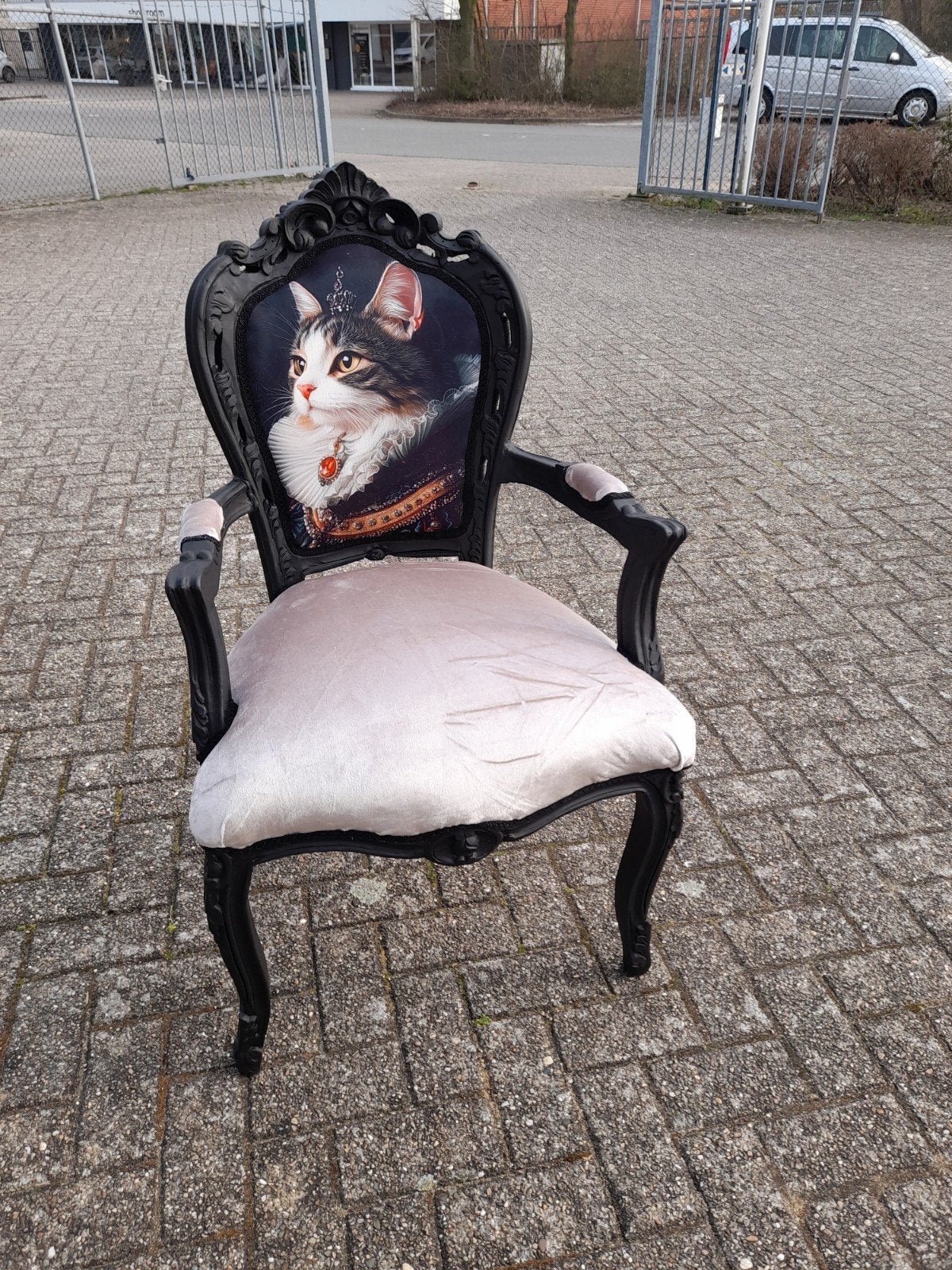 Mooie barok fauteuile geheel opnieuw gestoffeerd, Ophalen, Zo goed als nieuw, 75 tot 100 cm