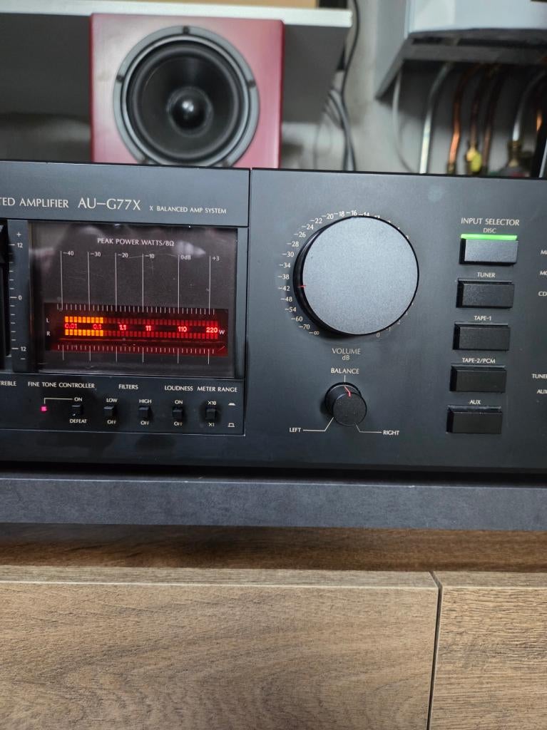Sansui AU-G77X Integrated Amplifier ( Geserviced ), Zo goed als nieuw, 60 tot 120 watt, Stereo, Ophalen
