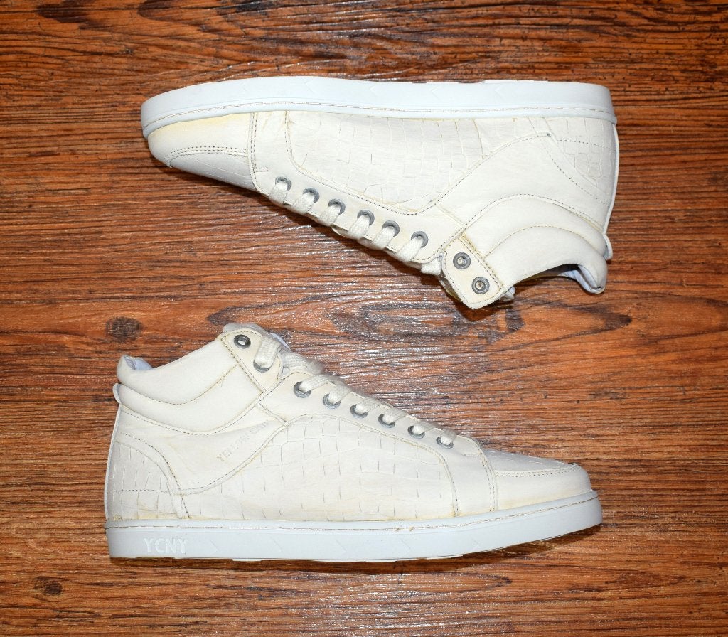 YELLOW CAB - leren offwhite element sneakers - maat 41, Wit, Nieuw, Ophalen of Verzenden, Sneakers of Gympen