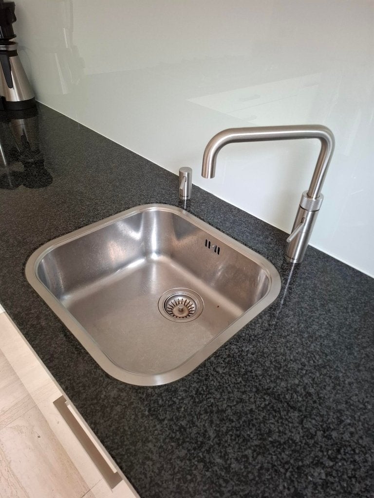 Glazen aanrechtachterwand, Ophalen, Gebruikt, Overige kleuren, 200 cm of meer