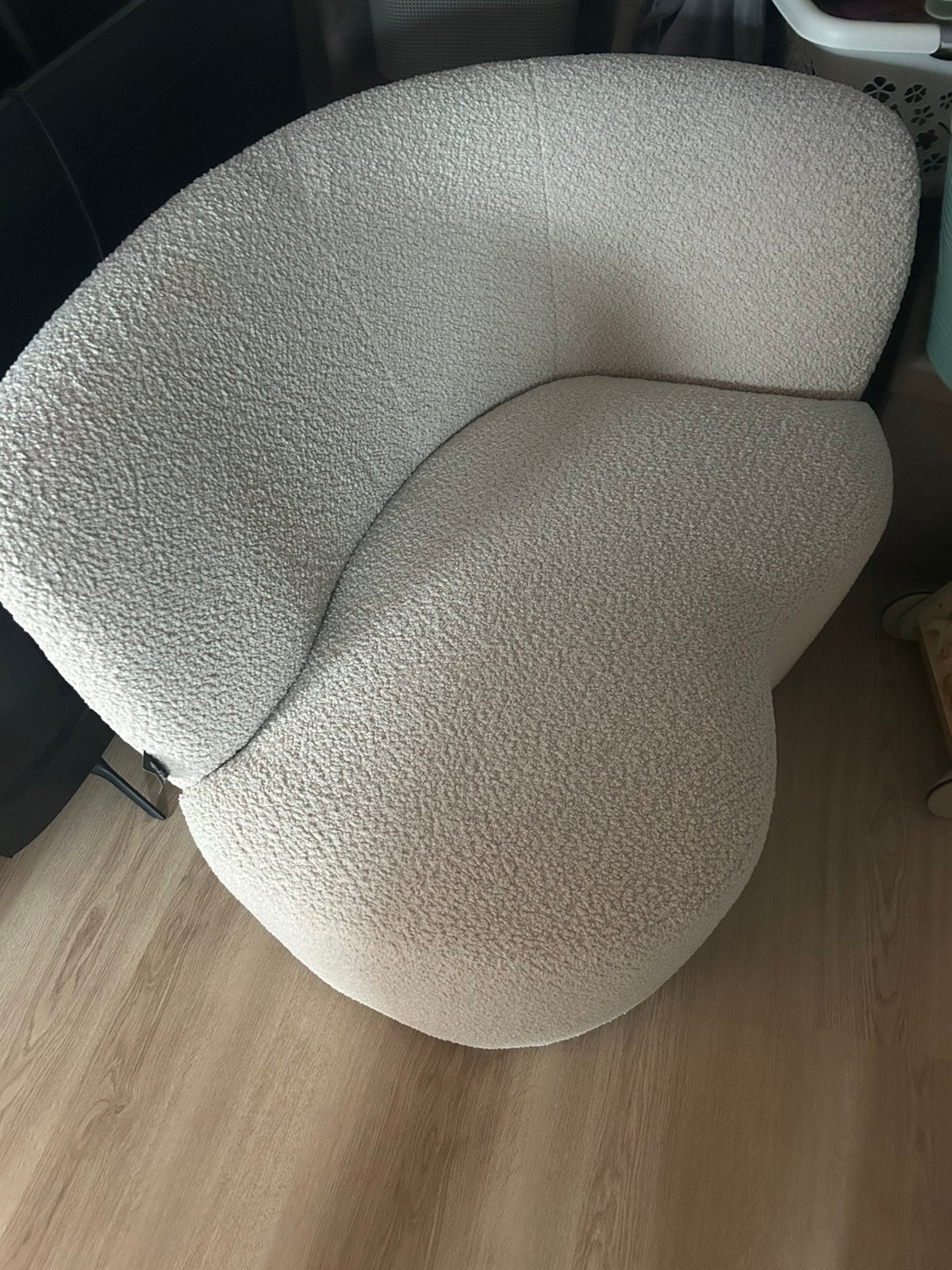 Teddy fauteuil van de Kwantum z.g.a.n, Ophalen, Zo goed als nieuw, Wit, Eén