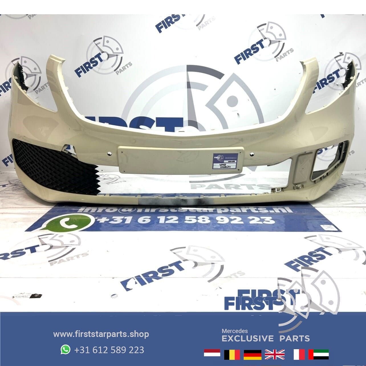 W447 BUMPER A4478856000 V KLASSE FACELIFT VOORBUMPER GRIJS O, Auto-onderdelen, Carrosserie en Plaatwerk, Gebruikt, -, Voor, Ophalen of Verzenden
