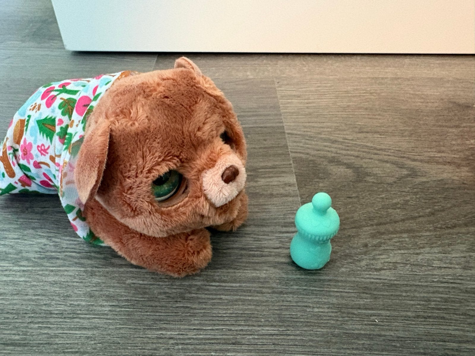Gratis FurReal knuffel met flesje, Ophalen, Gebruikt, Overige merken, Overige karakters
