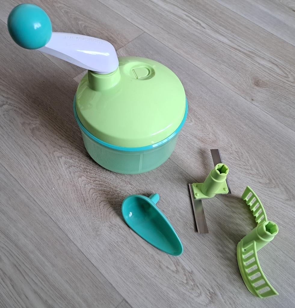 TUPPERWARE QUICK CHEF KEUKENHULP, Ophalen of Verzenden, Zo goed als nieuw, Groen, Overige typen