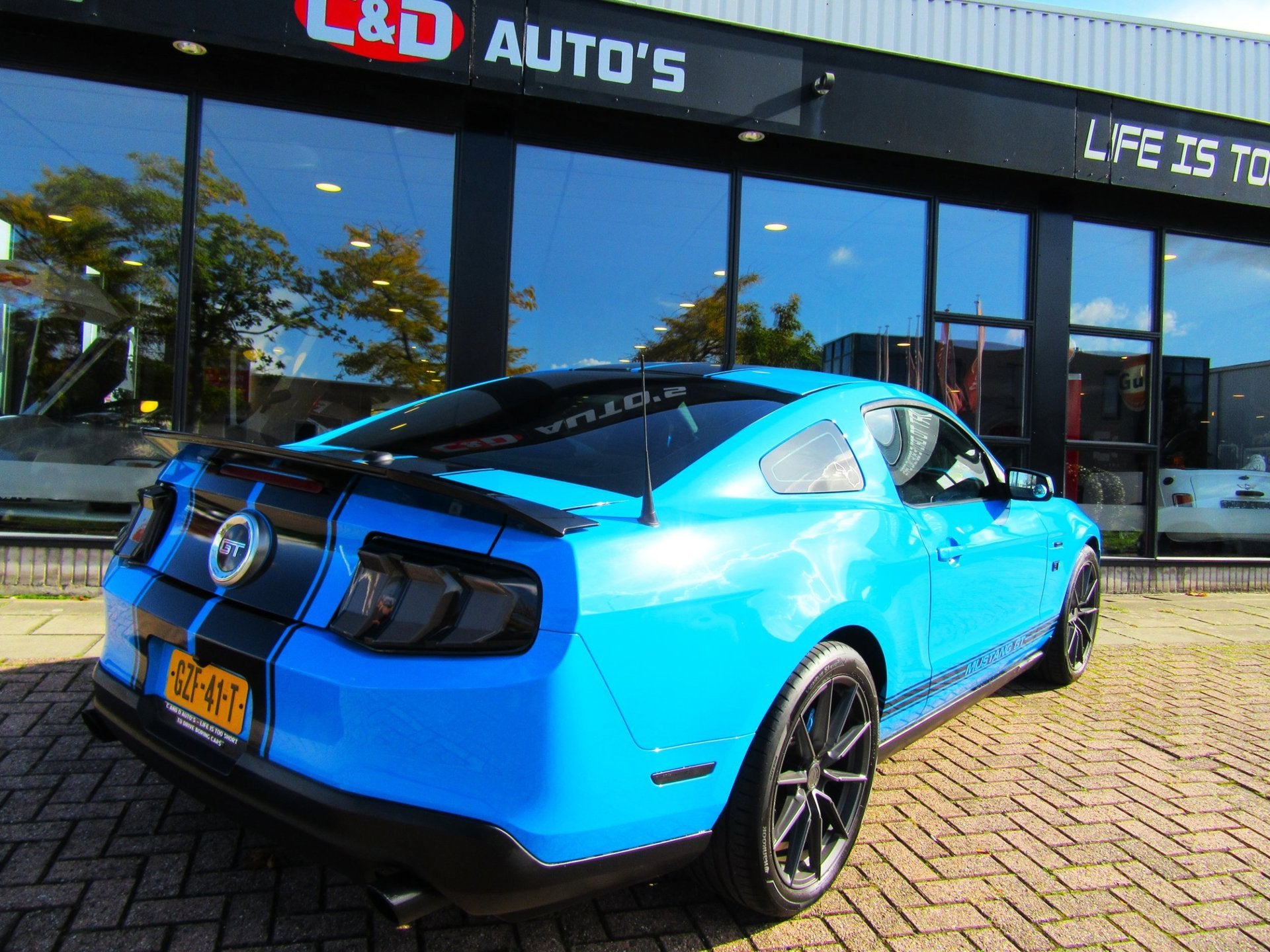Ford USA MUSTANG V8 SCHAKEL 2010 UNIEKE SHOWCAR, Auto's, Euro 5, Achterwielaandrijving, Gebruikt, 8 cilinders