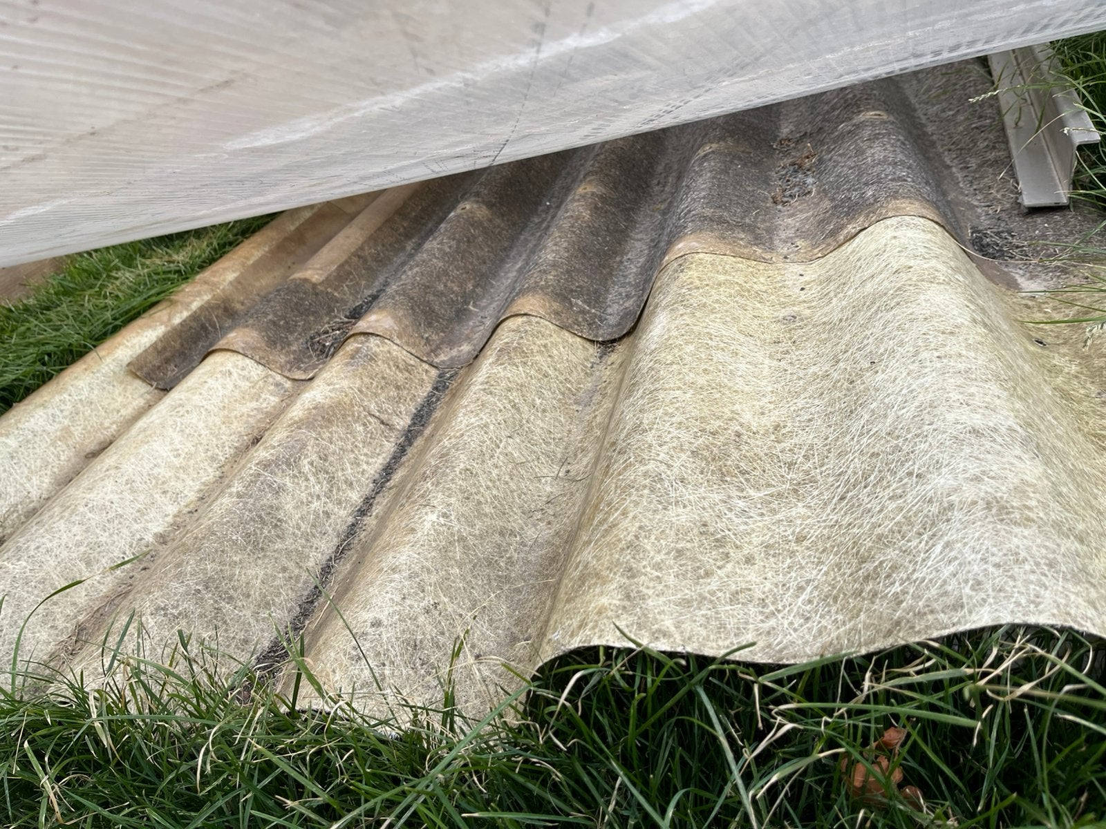 Gratis 5 meter golfplaten, Ophalen, Zo goed als nieuw, Minder dan 180 cm, Palen