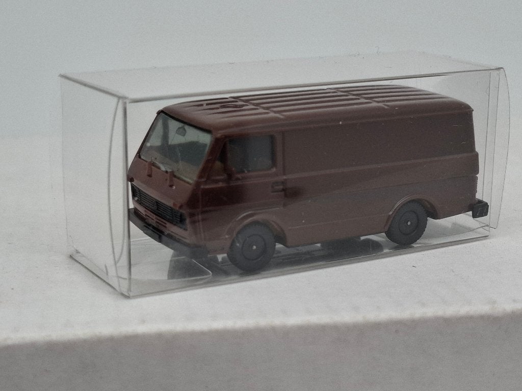 VW LT28 (bruin) - Herpa 1/87, Hobby en Vrije tijd, Modelauto's | 1:87, Verzenden, Zo goed als nieuw, Auto, Herpa