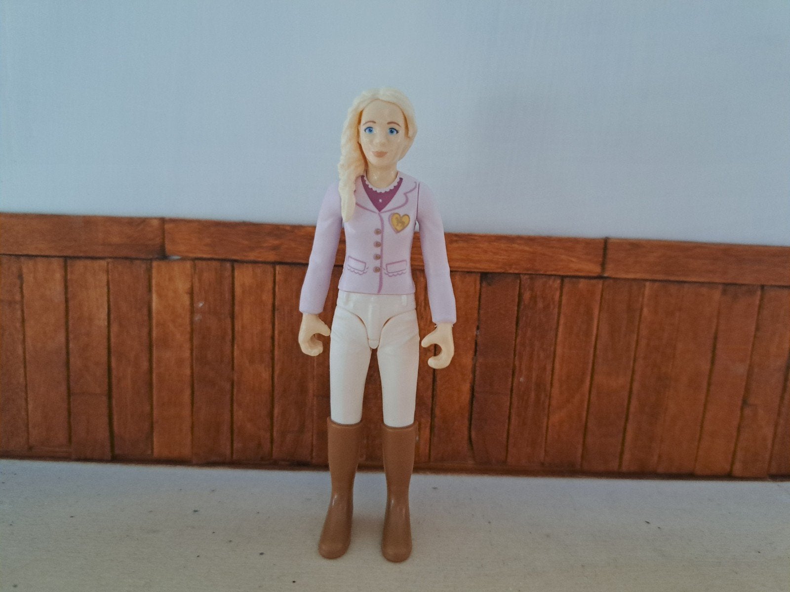 schleich poppetje ruiter beweegbaar, Ophalen of Verzenden, Zo goed als nieuw, Paard, Beeldje of Figuurtje