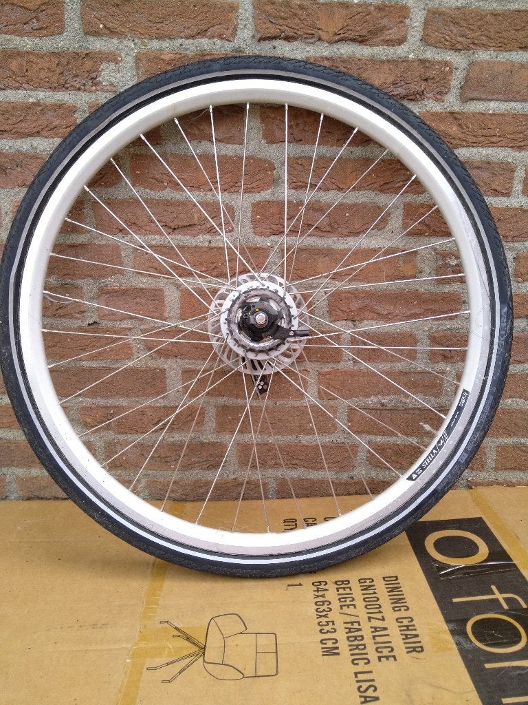 Stella Achterwiel Nexus 8 Rollerbrake €75,-, Wiel, Elektrische fiets, Gebruikt, Stella