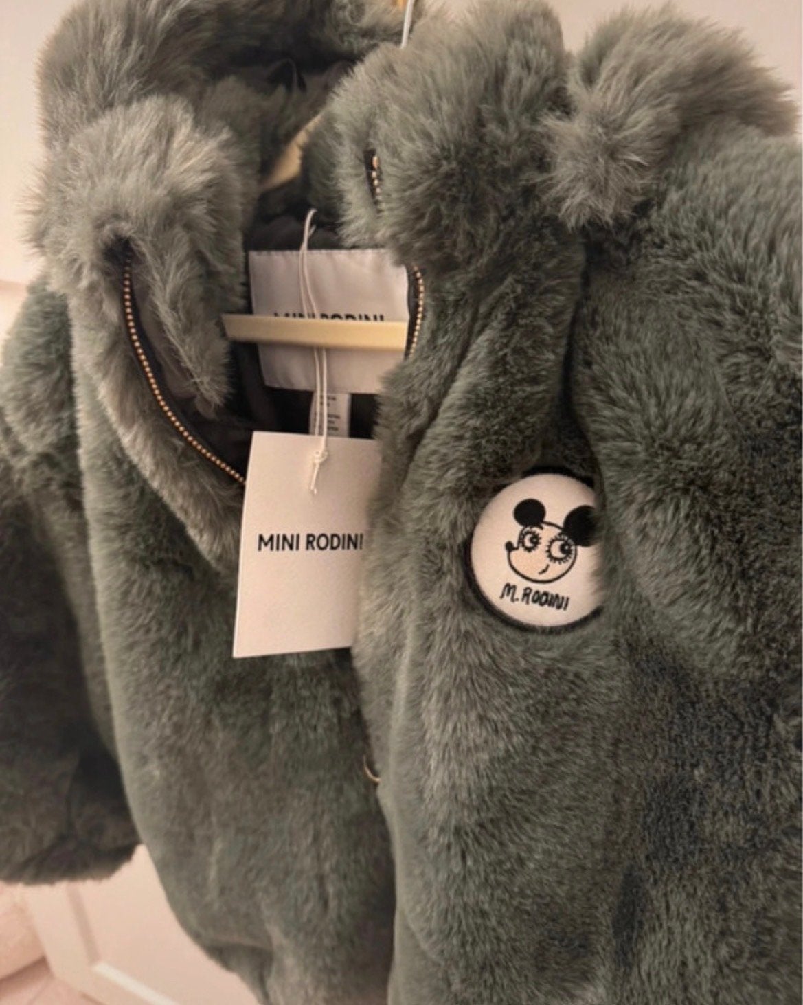 Mini Rodini Faux Fur Jas - Nieuw met labels, Ophalen of Verzenden, Nieuw, Jongen of Meisje
