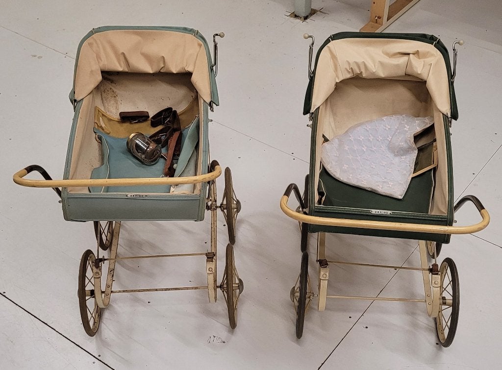 Retro poppenwagens, Ophalen, Gebruikt, Babypop