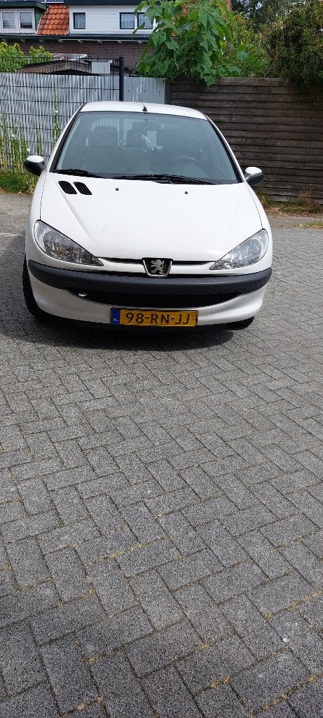 Peugeot 206 1.1 XR 3D 2005 Wit, Stof, Wit, Handgeschakeld, Grijs