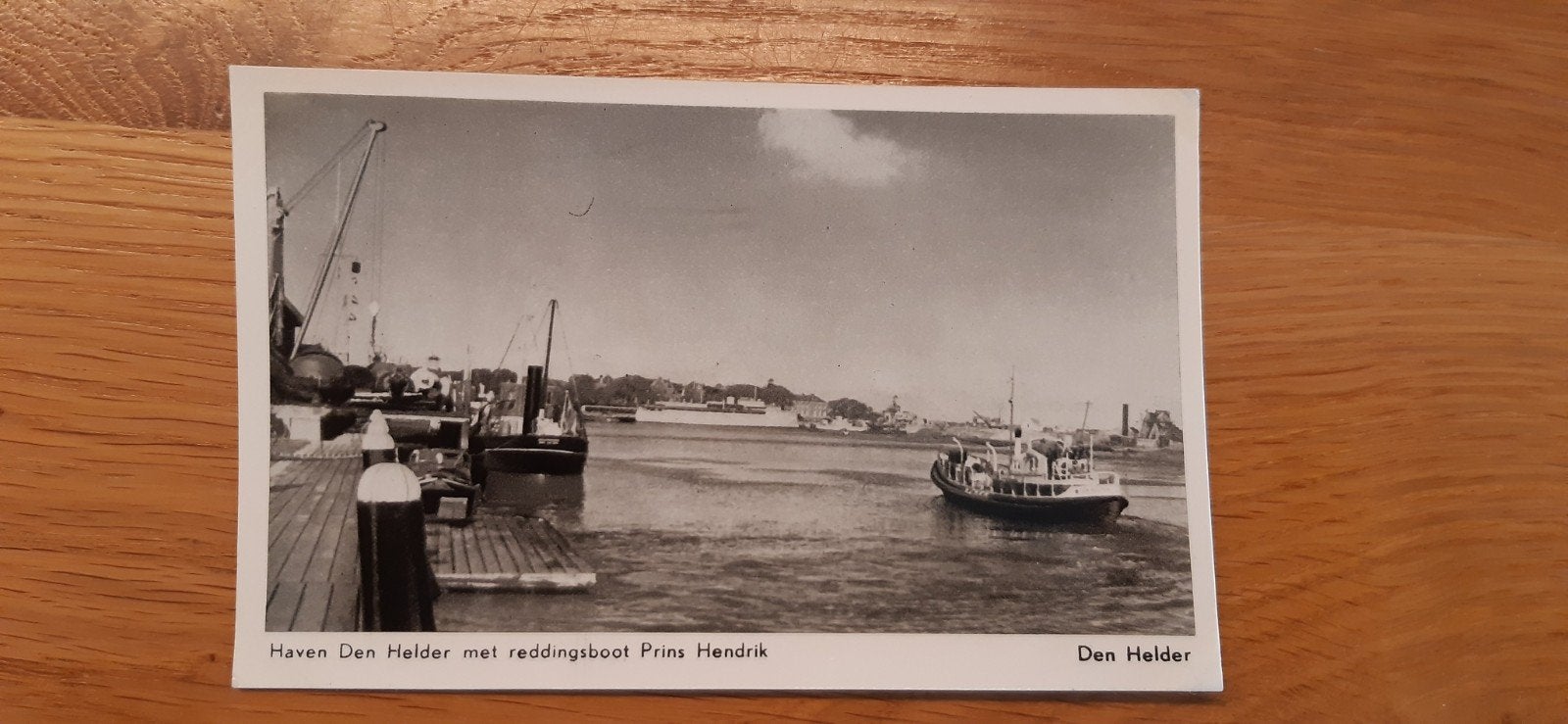 Den Helder haven met reddingsboot, Ophalen of Verzenden, Noord-Holland