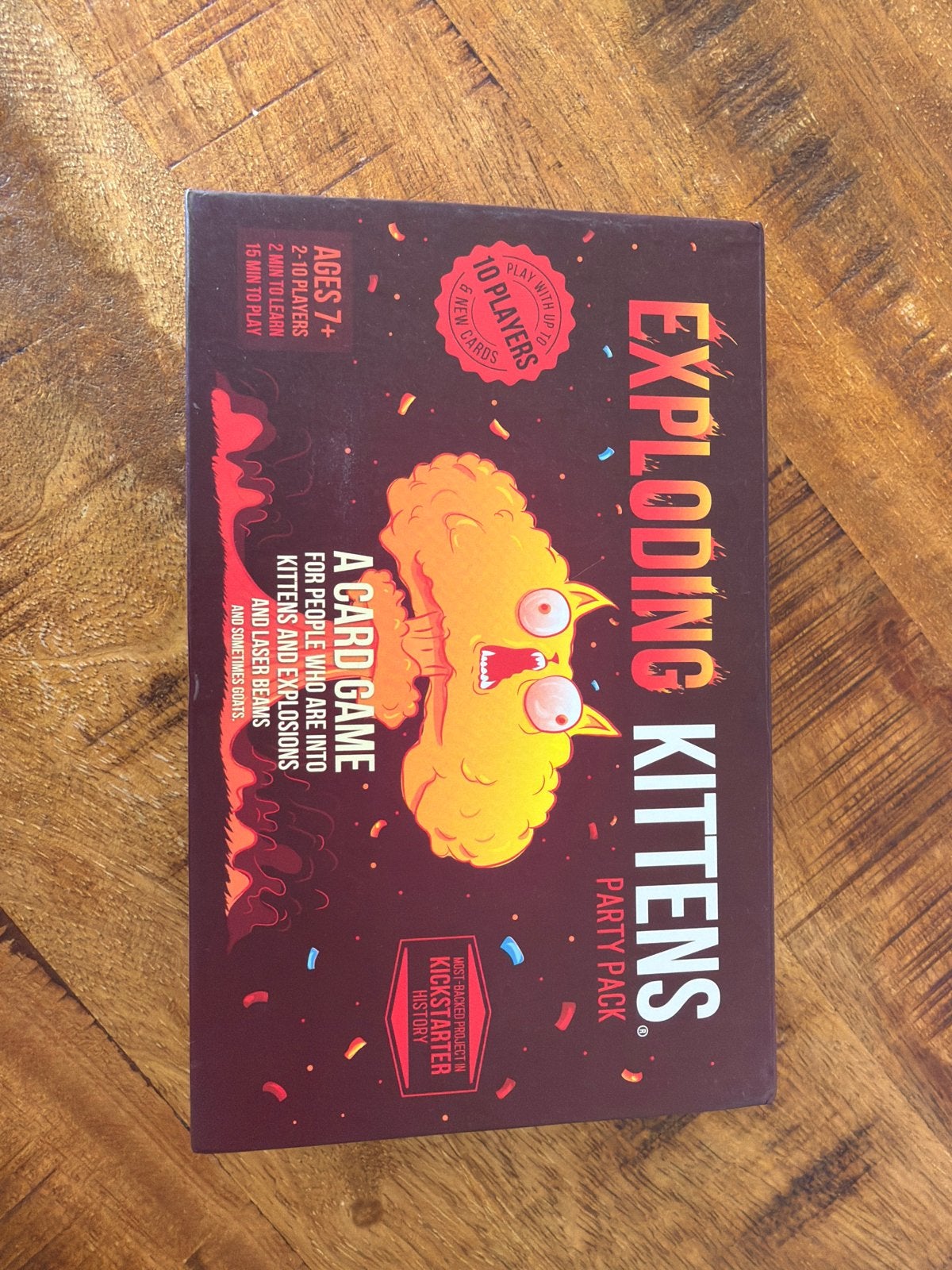 Exploding Kittens Party Pack Engels, Een of twee spelers, Ophalen of Verzenden, Zo goed als nieuw