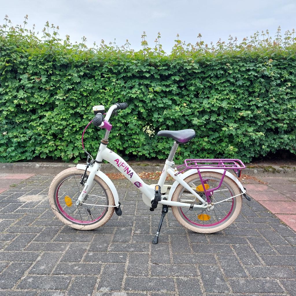 Kinderfiets Alpina Girl Power 16inch, Ophalen, Gebruikt, 16 tot 20 inch, Alpina Girlpower