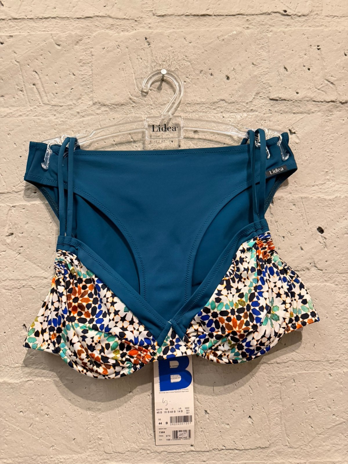 Lidea bikini 44B/ 90B slip 38 NIEUW!! Nu €20, Ophalen of Verzenden, Nieuw, Blauw, Bikini