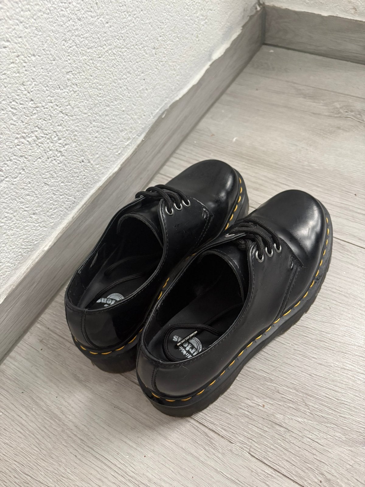 Dr. Martens bex smooth black mt 37, Zwart, Overige typen, Ophalen of Verzenden, Zo goed als nieuw