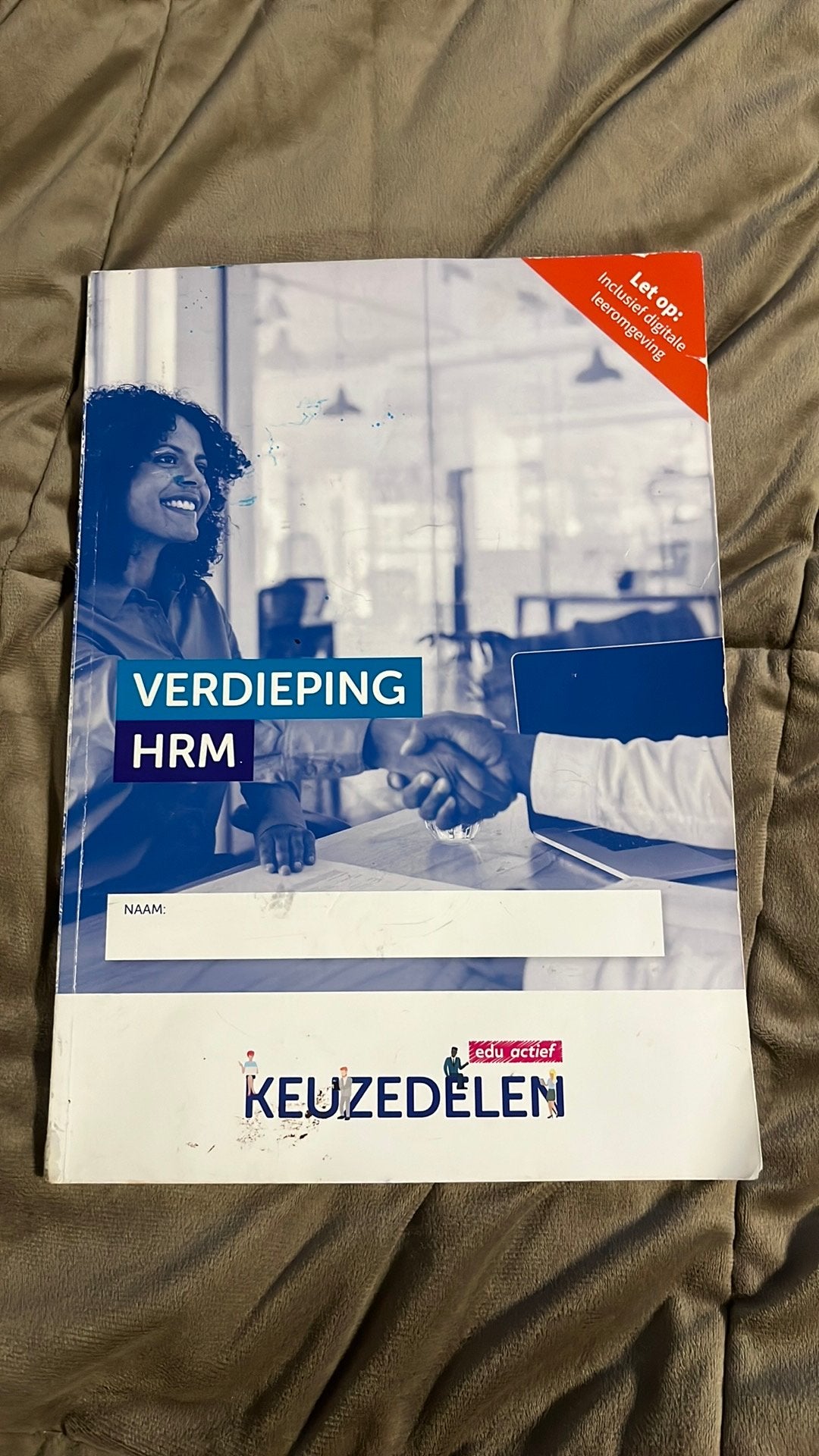 Verdieping HRM | combipakket, Ophalen of Verzenden, Zo goed als nieuw, Overige niveaus, Nederlands