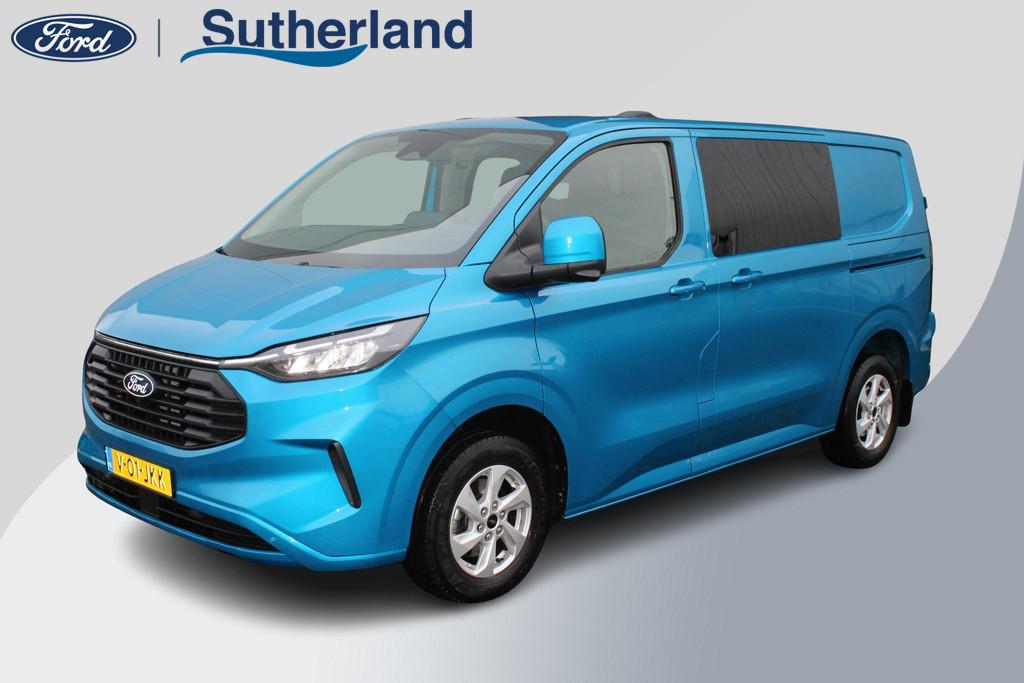 Ford Transit Custom 300 2.0 TDCI Dubbele Cabine L1H1 Limited, Voorwielaandrijving, Gebruikt, Blauw, 2500 kg