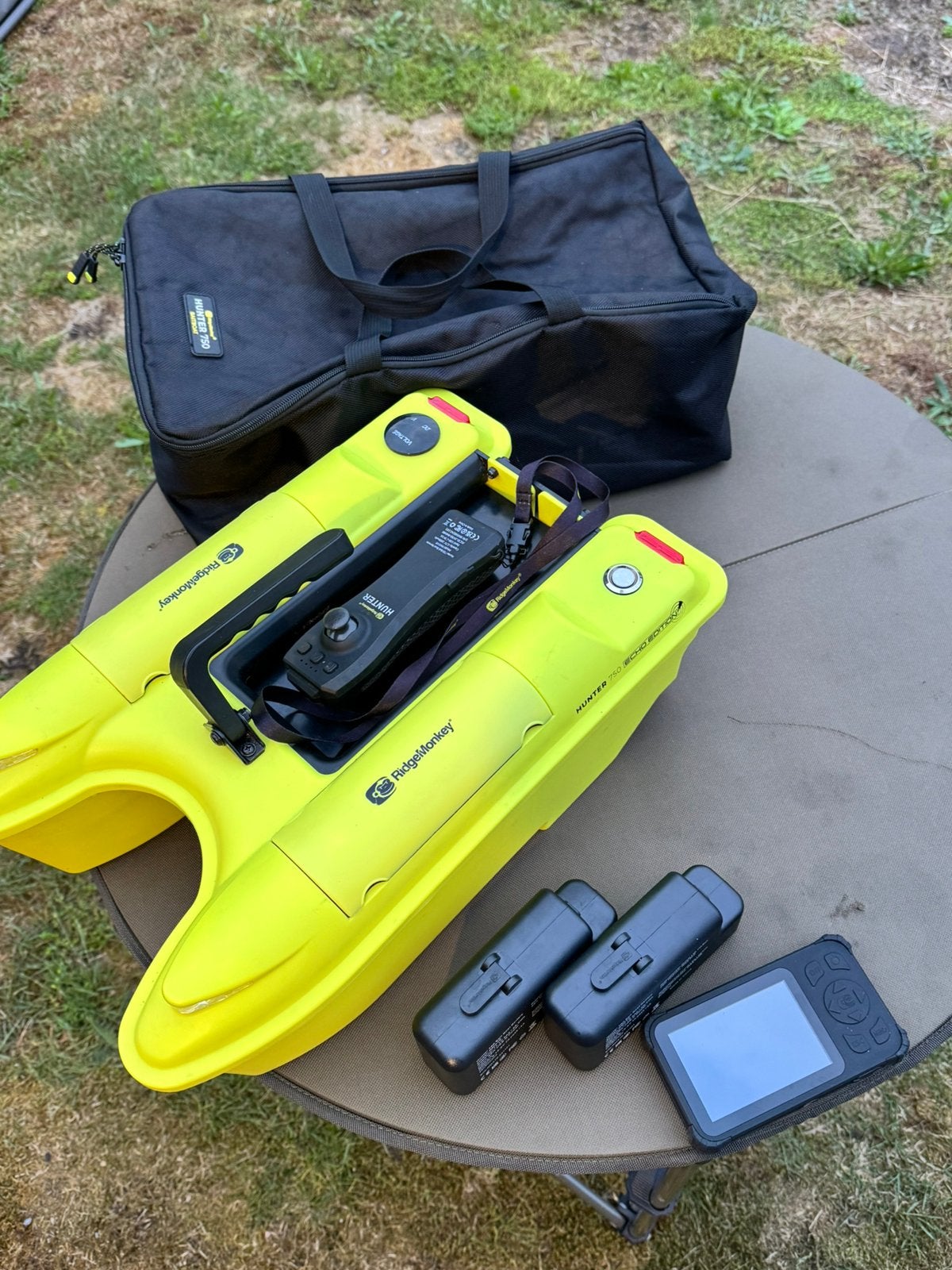 Ridgemonkey hunter 750 echo voerboot, Ophalen, Gebruikt