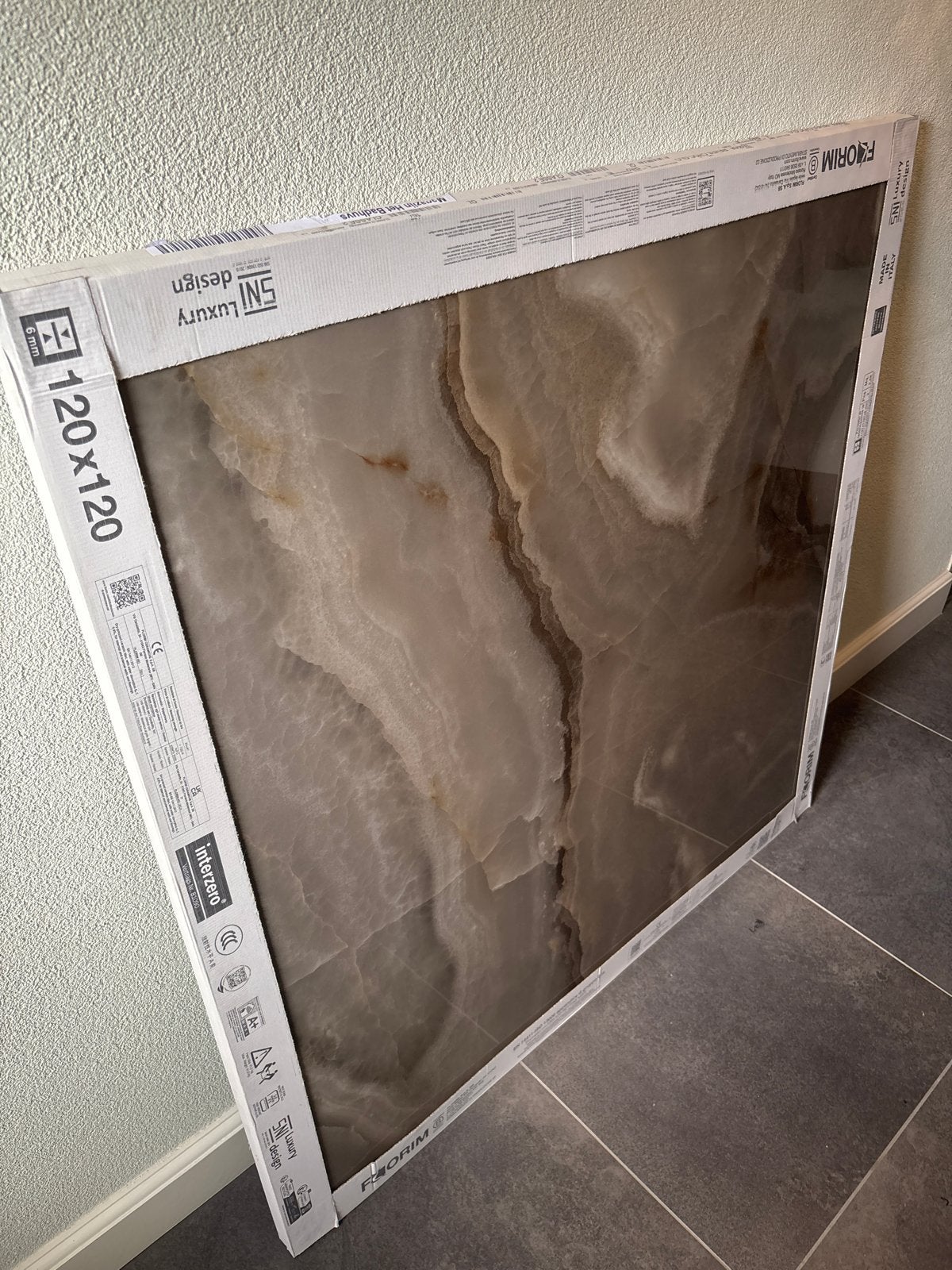 Nieuwe Florim Luxury Design Tegel 120x120 cm, Ophalen, 60 cm of meer, Keramiek, Nieuw