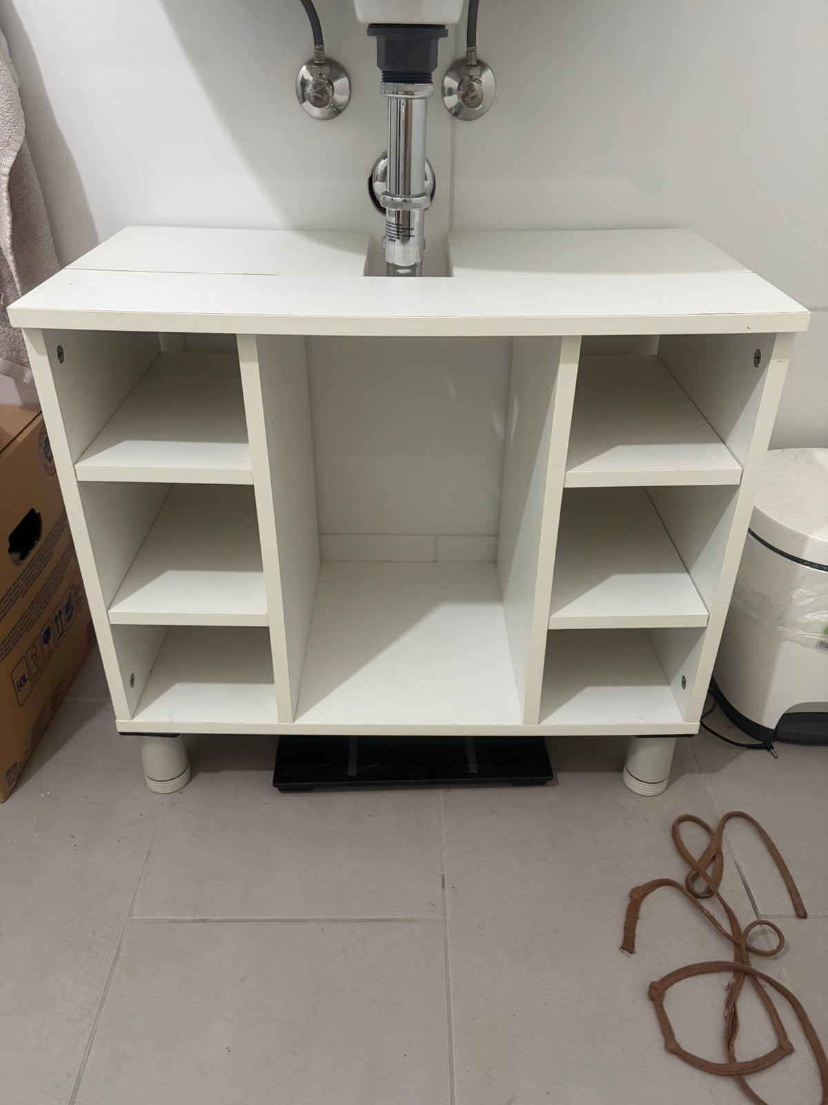 badkamer kastje, Huis en Inrichting, Badkamer | Badkamermeubels, Ophalen, (Half)hoge kast, 50 tot 100 cm, Zo goed als nieuw