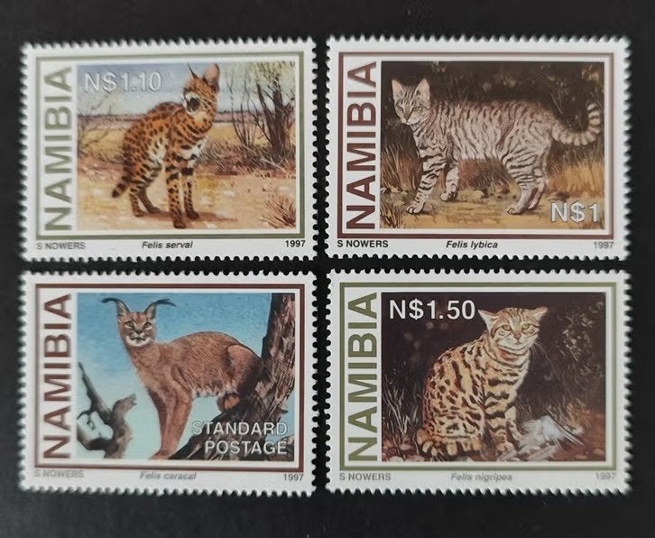 Namibië 1997 - Wilde Katten - Postfris, Verzenden, Postfris, Dier of Natuur