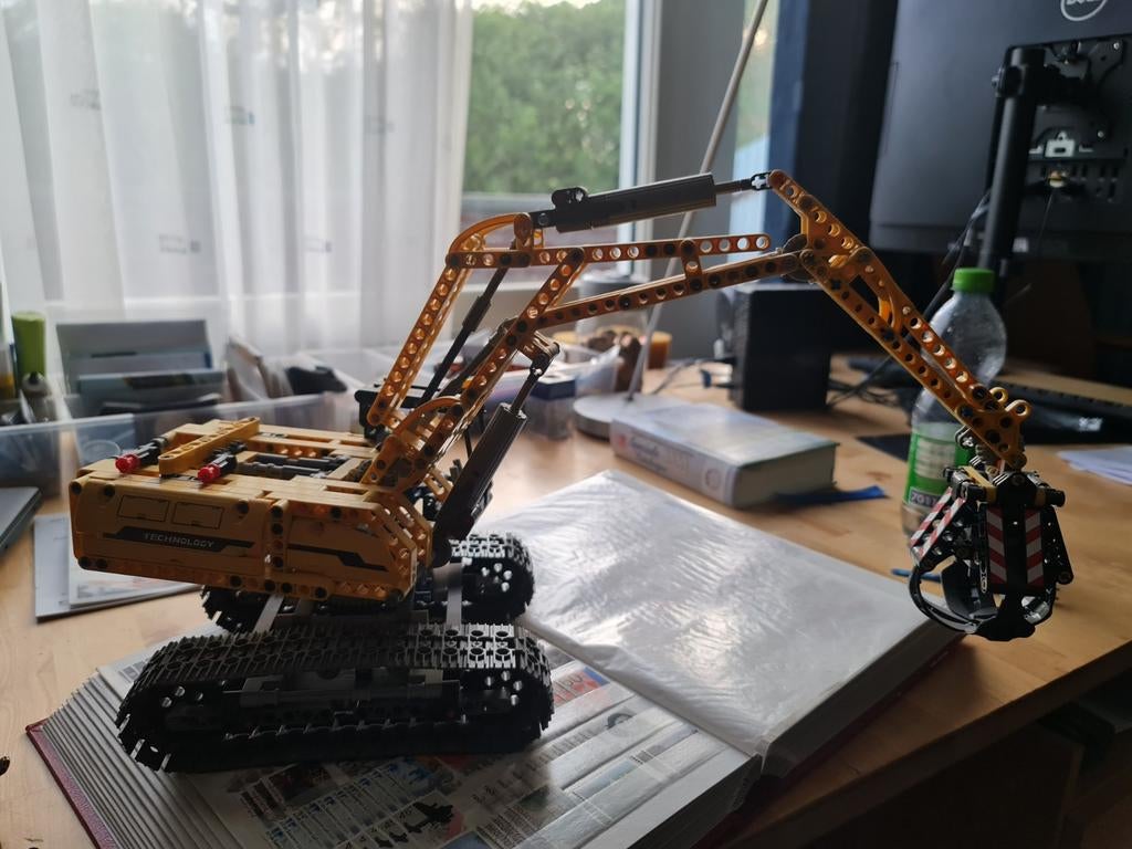 Lego Technic Graafmachine met boek, Ophalen of Verzenden