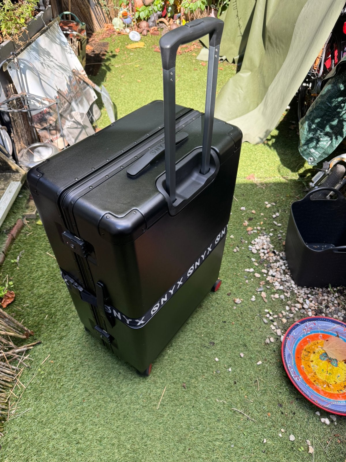 Koffer ONYX 100 liter zgan, Sieraden, Tassen en Uiterlijk, Ophalen, Hard kunststof, 45 tot 55 cm, Zo goed als nieuw