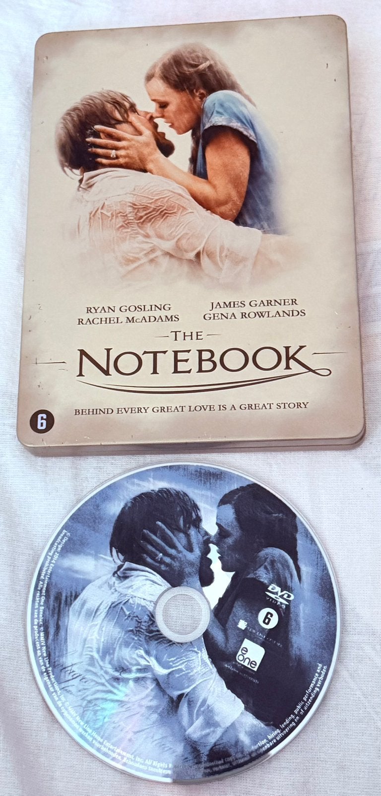 The Notebook Steelcase, Cd's en Dvd's, Engels, Speciale editie, Nederlands, Zo goed als nieuw