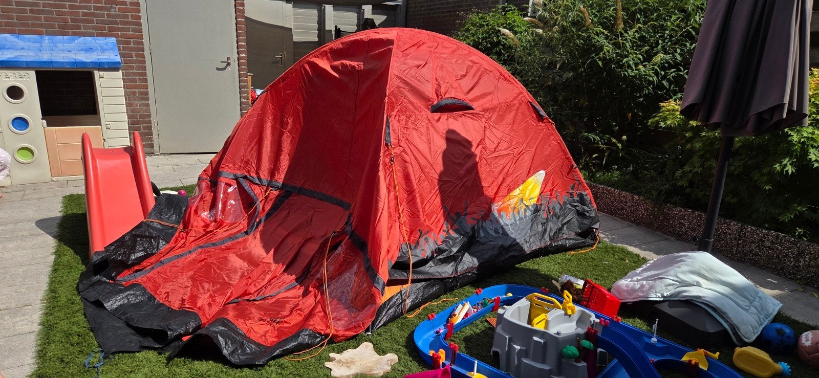 Perry Mt Denali Koepeltent - 2/3 pers, Caravans en Kamperen, Tenten, Ophalen, Gebruikt