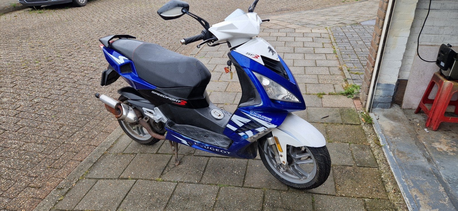 Peugeot Speedfight 3 met gebruikerssporen, Fietsen en Brommers, Scooters | Peugeot, Ophalen