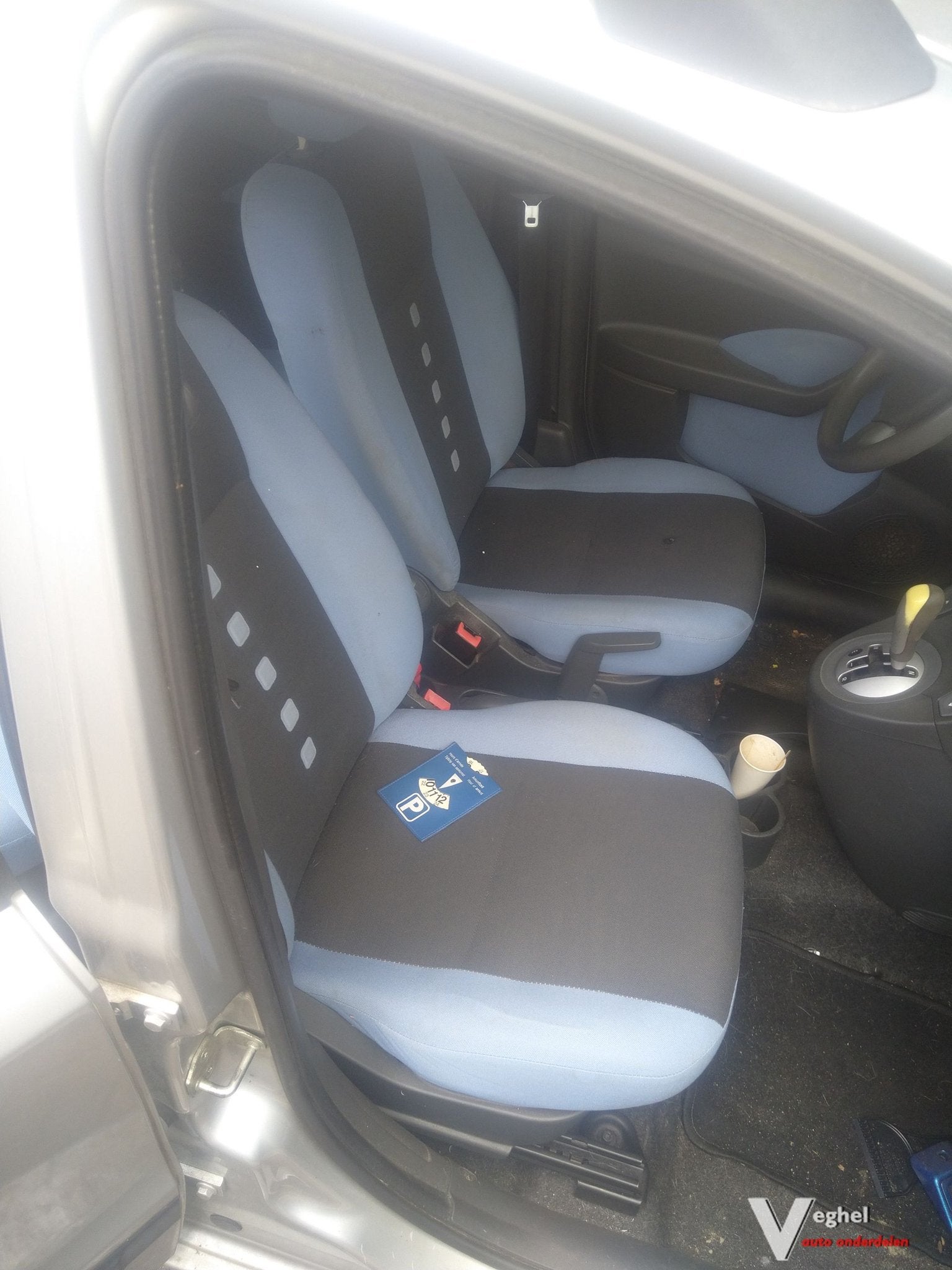 Fiat panda lv rv stoel blauw 2008