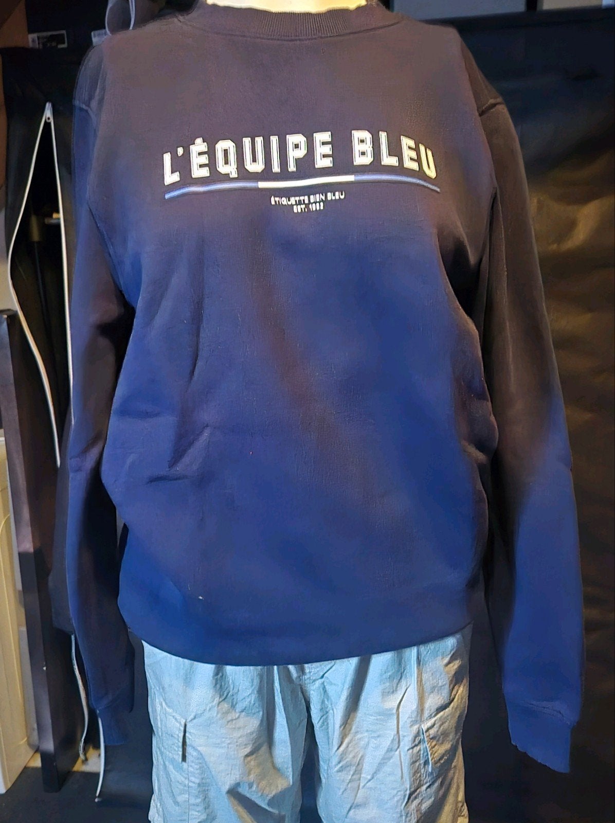 Bien Bleu L'ÉQUIPE BLEU Sweatshirt Maat M, Nieuw, Ophalen of Verzenden, Bien Bleu, Maat 48/50 (M)