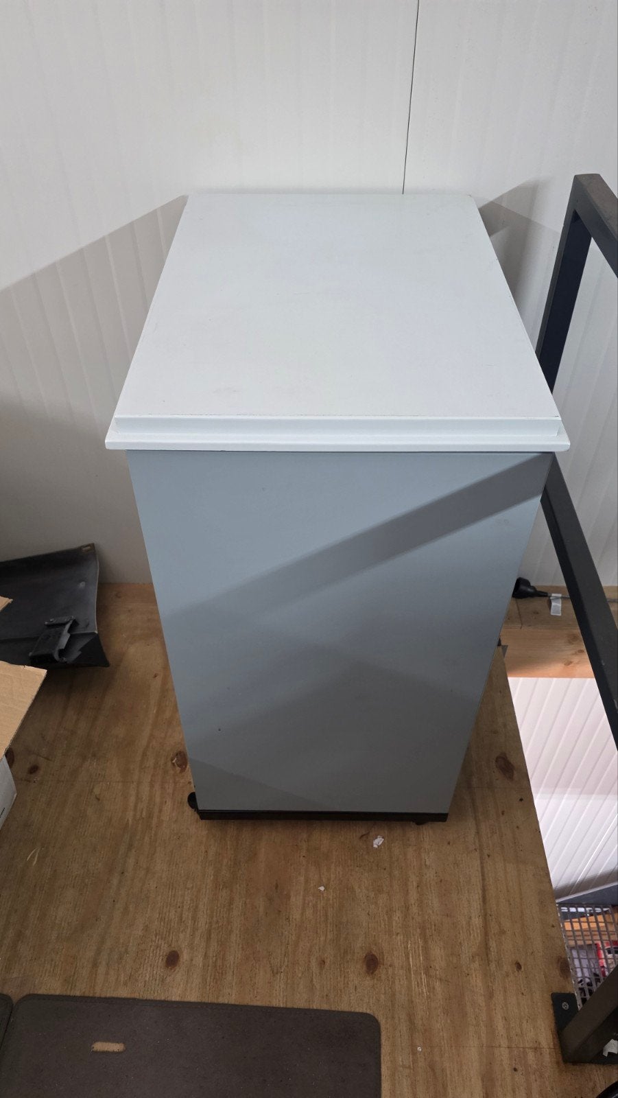 Océ stalen serverkast, Ophalen