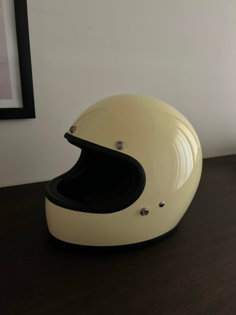 Biltwell Gringo Integraalhelm - Crème - Maat S, Heren, Integraalhelm, S, Tweedehands