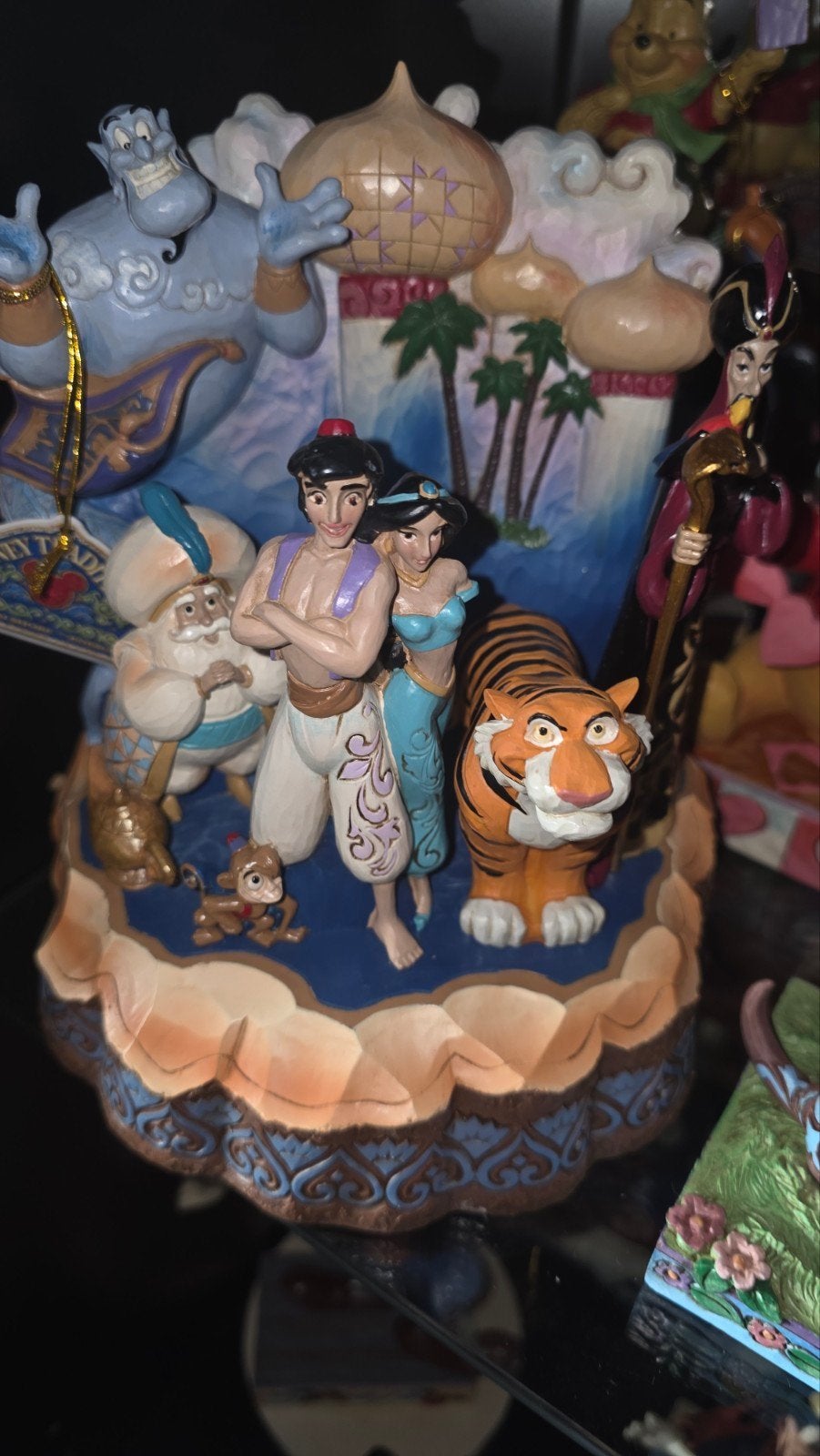 Disney Traditions Aladdin beeldje met doos, Ophalen, Overige figuren, Zo goed als nieuw, Beeldje of Figuurtje
