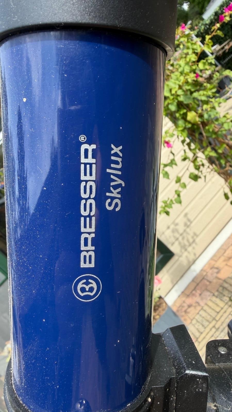 Bresser Skylux Refractor Telescoop met Statief, Gebruikt, Lenzentelescoop (refractor), Met statief, Ophalen of Verzenden